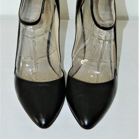 MaxMartin Betty Noir Ankle Strap Pumps - Picture 4 of 11